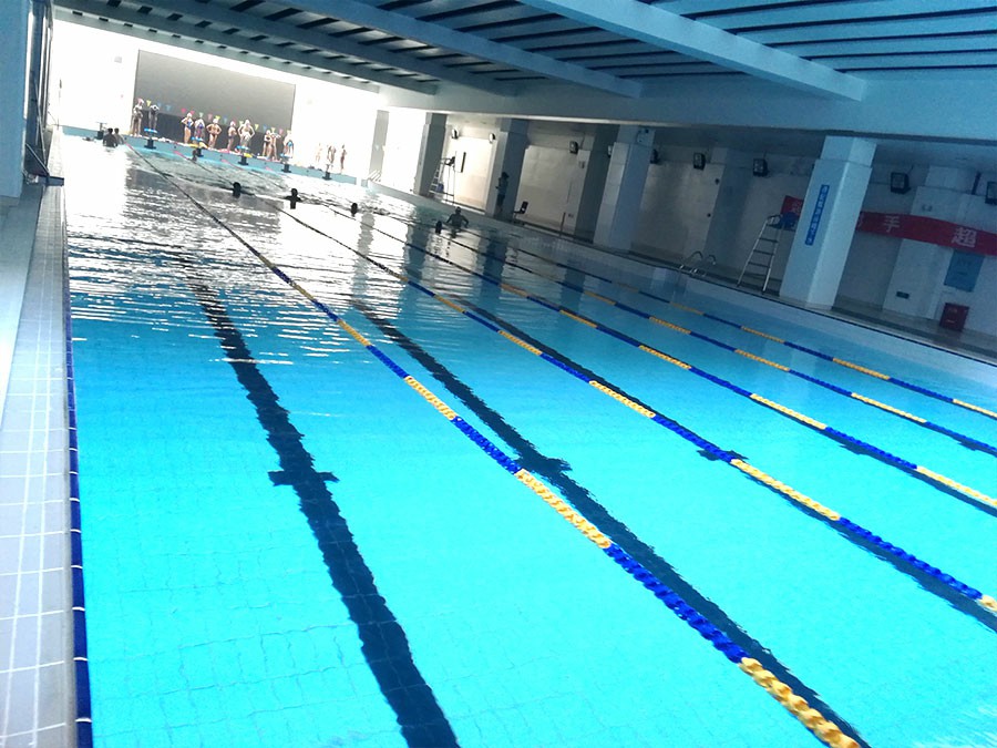 長沙天心區桂花坪小學游泳館恒溫泳池工程