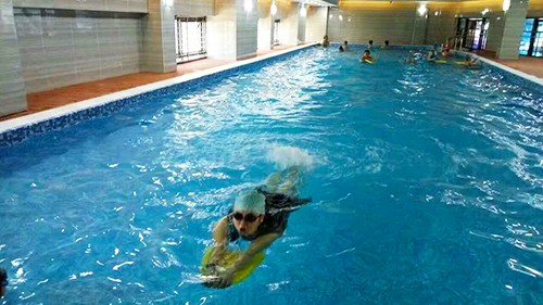 湖北武漢渥格健身會所鋼結構恒溫泳池工程（武昌店）