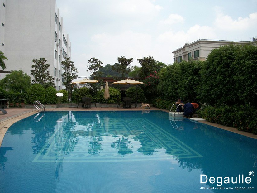 佛山順德新君悅酒店FX25天面泳池工程