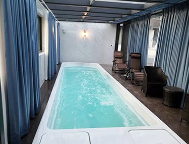 湖北武漢私家別墅無邊際泳池具備獨特風格