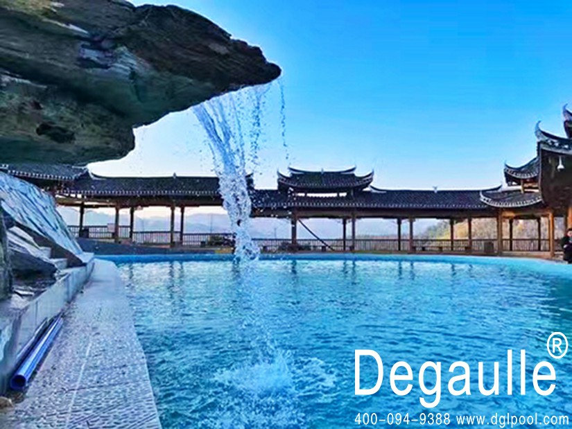 一個任誰都游不到盡頭的泳池,居然只有10㎡左右!——戴高樂泳池設(shè)備